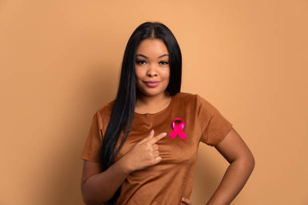 istock woman showing pink ribbon 1665737570