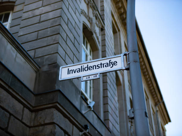 istock Invalidenstrasse Road Sign in Berlin 1665756558