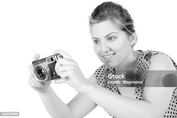 Photo libre de droit de Modèle Monochrome Belle Femme Photographe banque d'images et plus d'images libres de droit de Adulte - Adulte, Agripper, Appareil photo