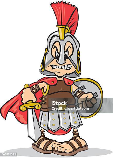 Vetores de Gladiador e mais imagens de Escudo - Armamento - Escudo - Armamento, Romano, Clip Art
