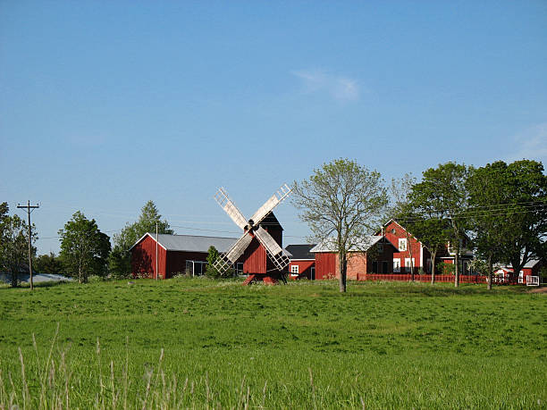 Village in the Finnish countryside Village in the Finnish countryside sheld stock pictures, royalty-free photos & images