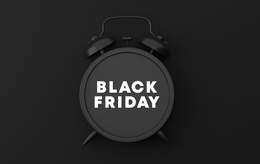 Time To Black Friday. Sale and communication concept.