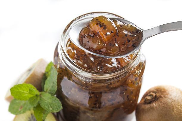 kiwi jam isolated on white