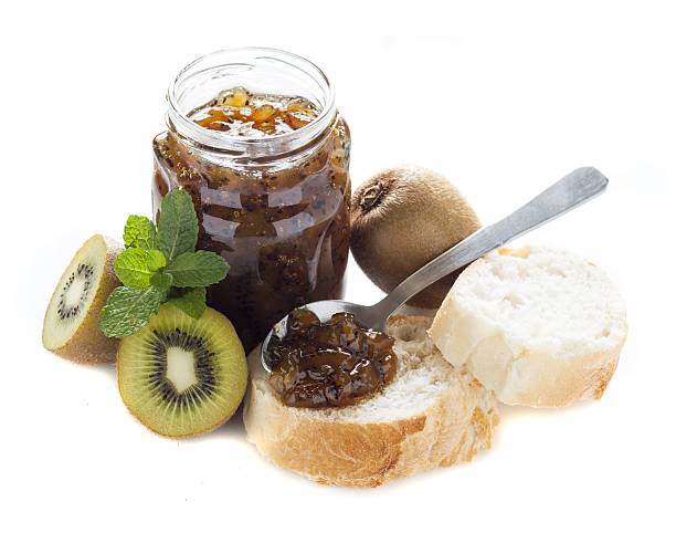 kiwi jam isolated on white