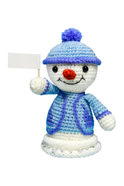 istock snowman, cheerful snowman with blank poster, space for text or advertising, isolated 1665833500