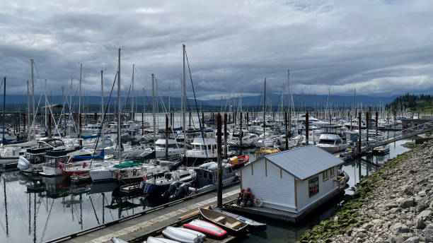 Comox Valley Marina in Comox on Vancouver Island