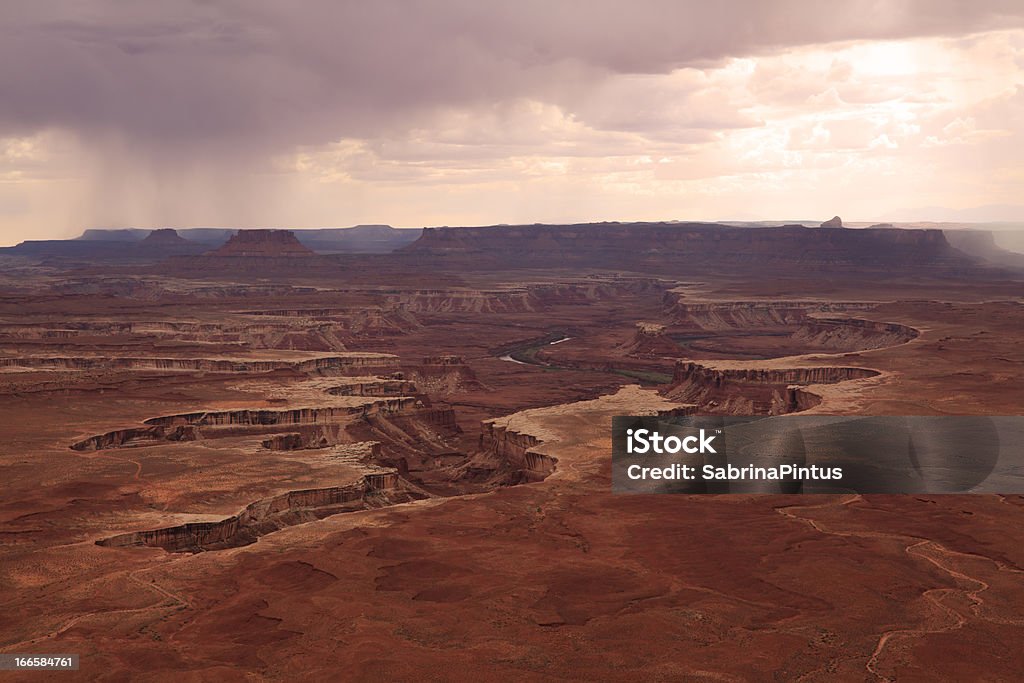 Burza na Park Narodowy Canyonlands - Zbiór zdjęć royalty-free (Bez ludzi)