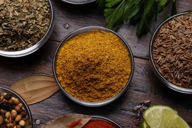 Herbs and Spices a vibrant array of colours