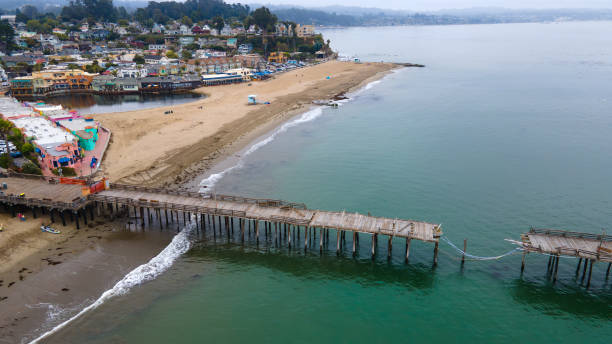 Capitola Village Beach pier damaged in 2023