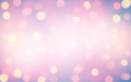 Pastel sky bokeh background with shining stars. Pink sky. Sparkling stardust. Holographic gradient sky. stock illustration