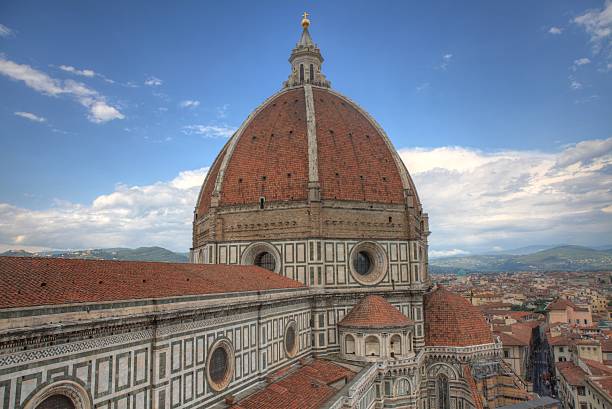 A Basílica de Santa Maria del Fiore HDR - fotografia de stock