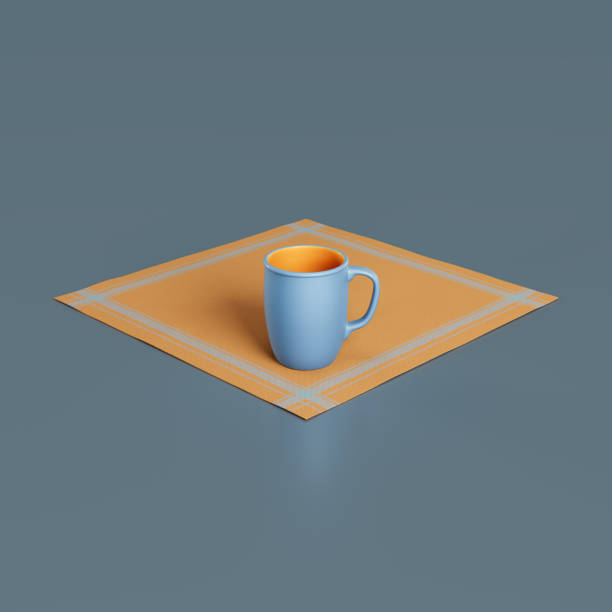 istock A blue mug on an orange towel 1665923429