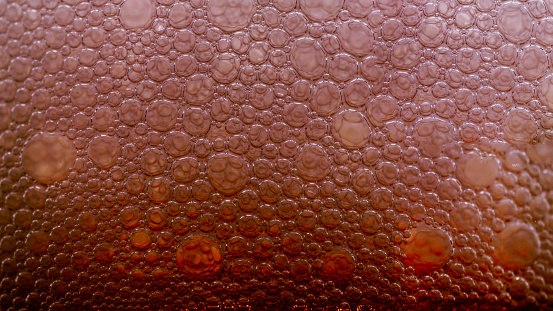 background image, bubble, red, orange, purple, grape juice, soda, macro
