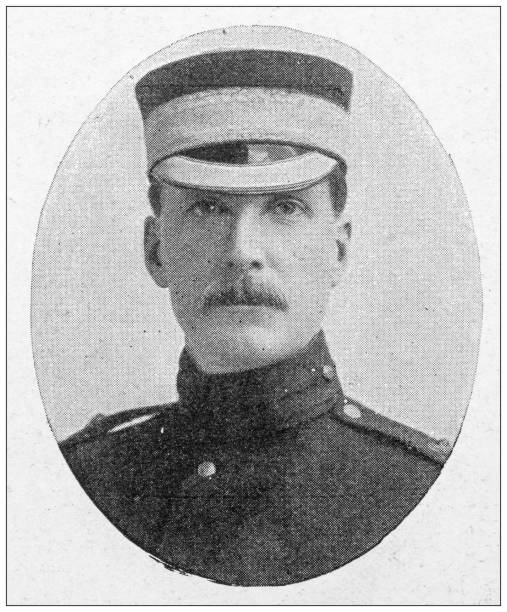 istock Antique image from British magazine: Major W M Wood 1665949879