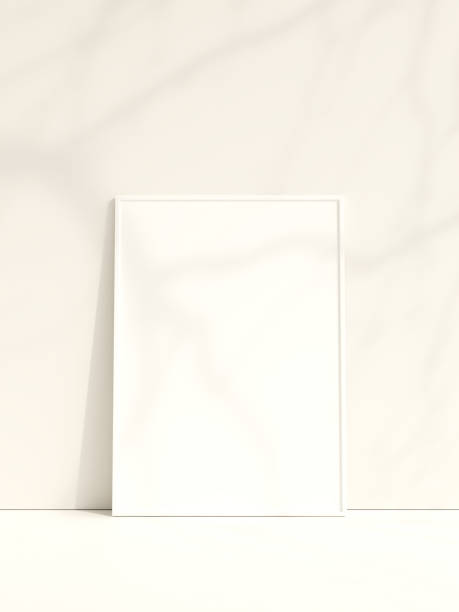 istock Blank poster frame mockup. Empty picture frame mockup. Blank photo frame. Frame mockup for photo, print, painting, artwork presentation. Frame mockup. Clean, modern, minimal frame. 3d rendering 1665956511