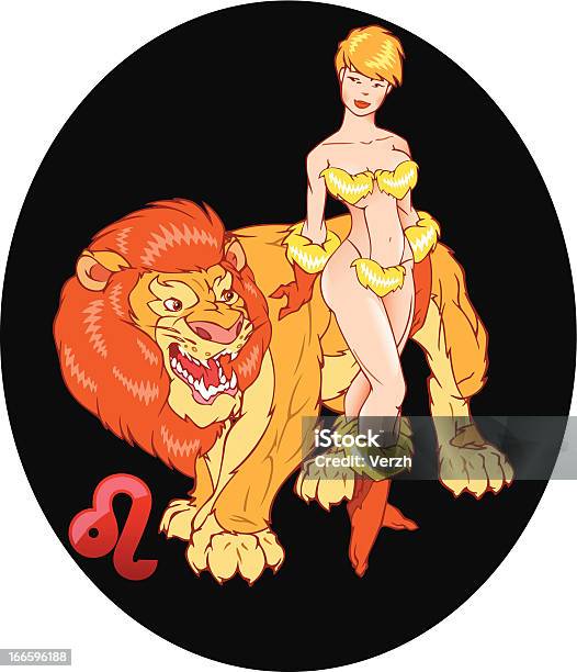 별자리 운세 Lion 성적 문제에 대한 스톡 벡터 아트 및 기타 이미지 - 성적 문제, 환상의 세계, 갈기