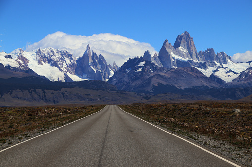 Viewpoint of the route to Mount Fitz Roy and Mount Torre