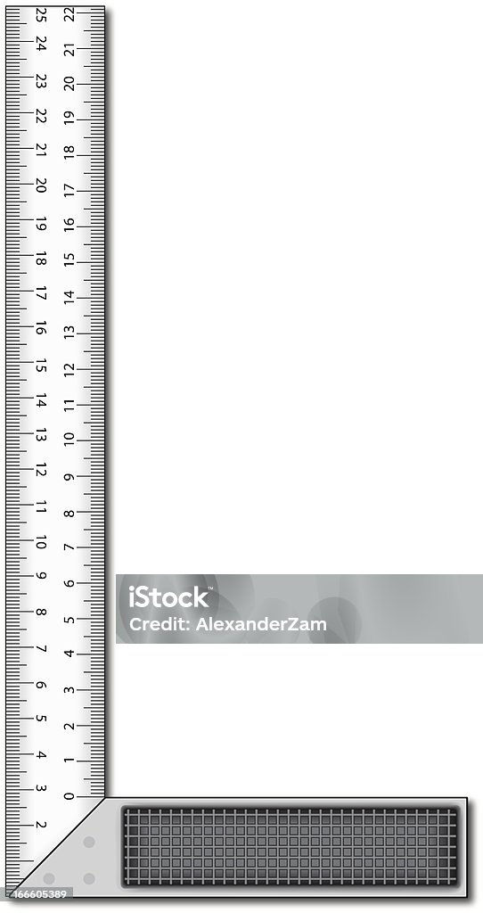 Angle The metal angle. Vector illustration EPS10. Used Drop Shadow effect. Accuracy stock vector