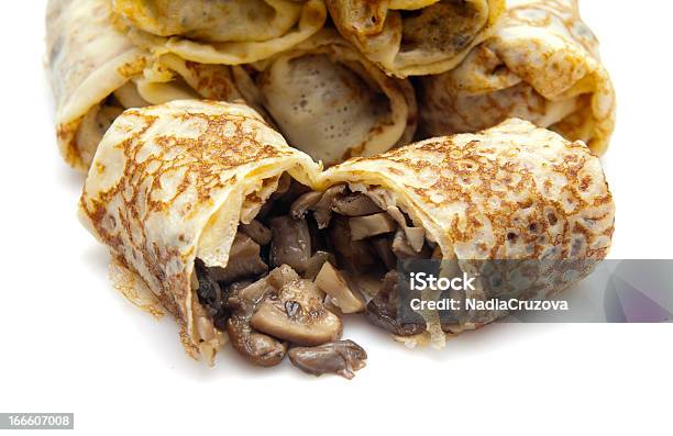 Fried Pancakes Stuffed With Stock Photo - Download Image Now - Baked, Close-up, Cultures