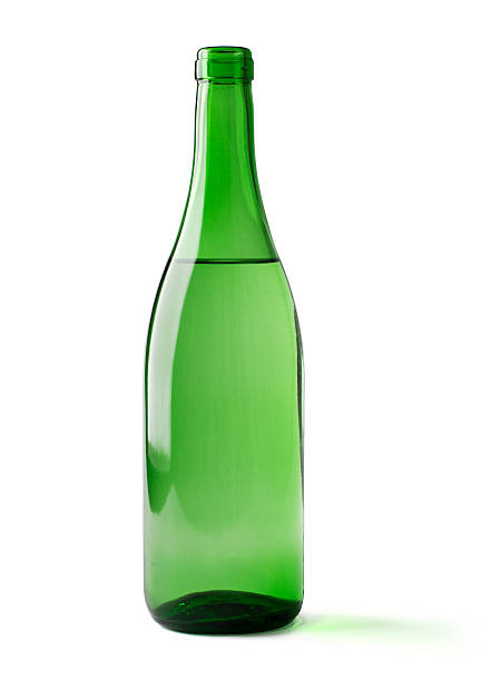 istock bottle of wine isolated on a white 166608932