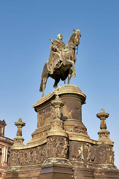 istock Statue of King Johann (1801-1873) in Dresden, Germany. 166609308