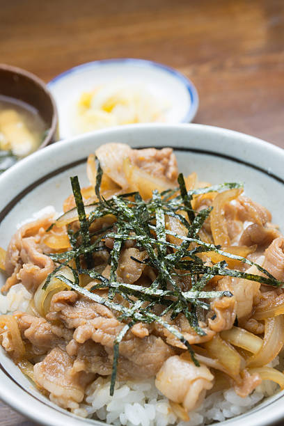 istock Japanese Uisine Shogayaki-don 166609382