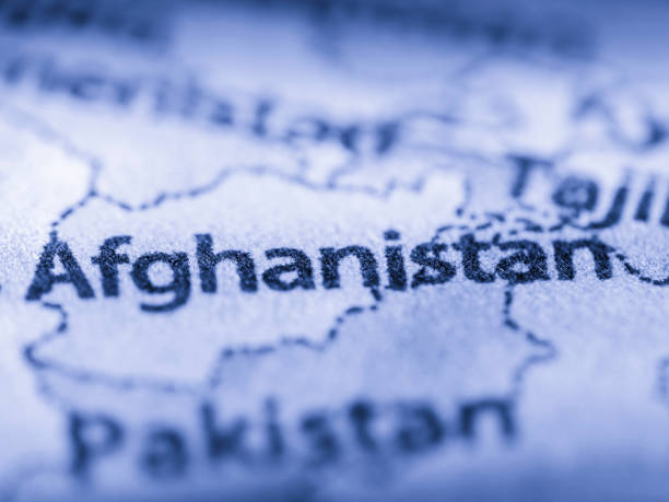 istock Country of Afghanistan on the map 1666100545