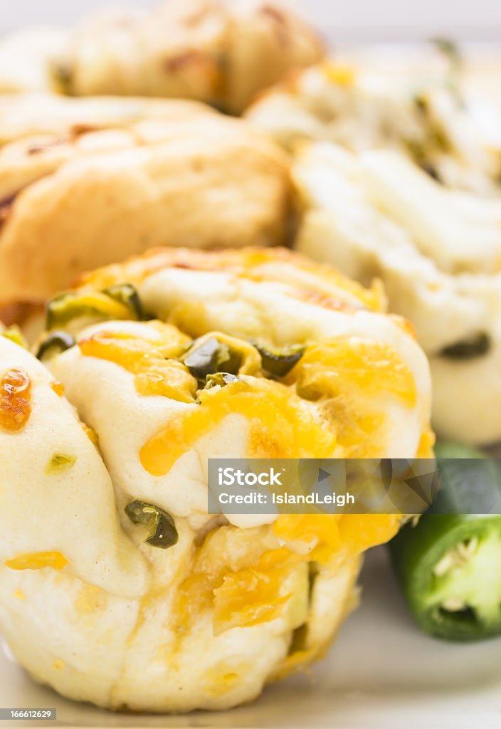 Pan con queso jalapeño - Foto de stock de Alimento libre de derechos