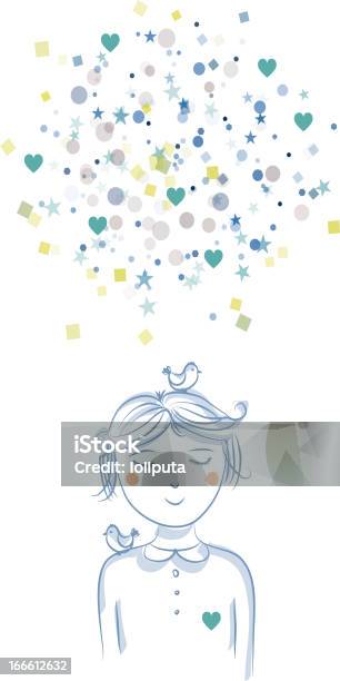 Cosmic Love Stock Illustration - Download Image Now - Adult, Bird, Blue