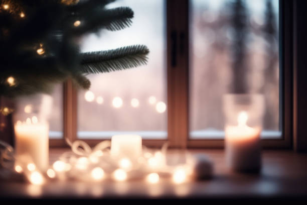 istock Original background image of a cozy winter evening. 1666141119