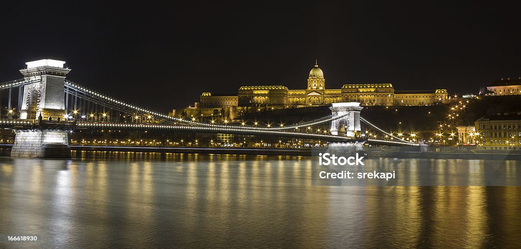 Budapeste à noite - Royalty-free Ao Ar Livre Foto de stock