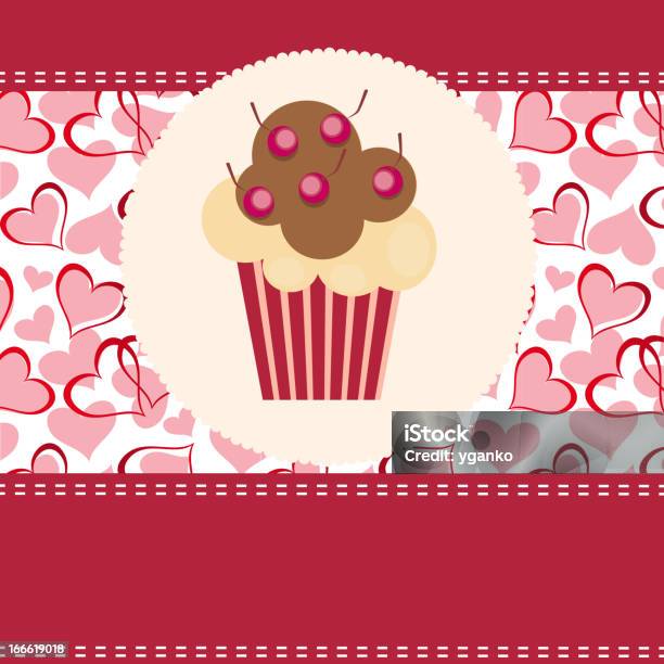 Carte Avec Cupcake Illustration Vectorielle Vecteurs libres de droits et plus d'images vectorielles de A la mode - A la mode, Abstrait, Affaires