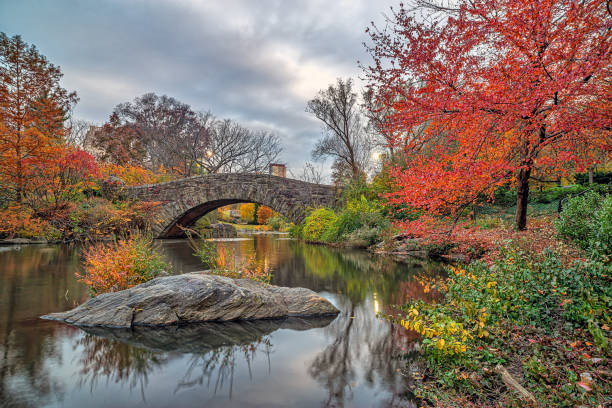 istock Gapstow Bridge in Central Park,autumn 1666211687