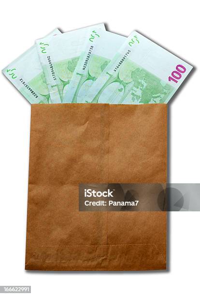 Geld Von Europa In Papier Umwickelt Stockfoto und mehr Bilder von Bankgeschäft - Bankgeschäft, Bezahlen, Briefumschlag