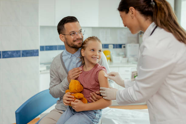 Medical Professional Clean Arm for Shot or Injection