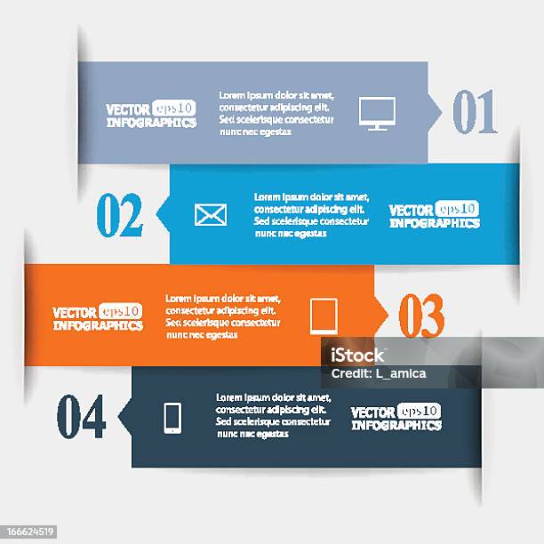 추상적임 종이 Infografics 인포그래픽에 대한 스톡 벡터 아트 및 기타 이미지 - 인포그래픽, 0명, 개념