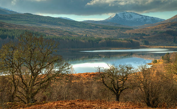 Mountain Panorama z lake – zdjęcie