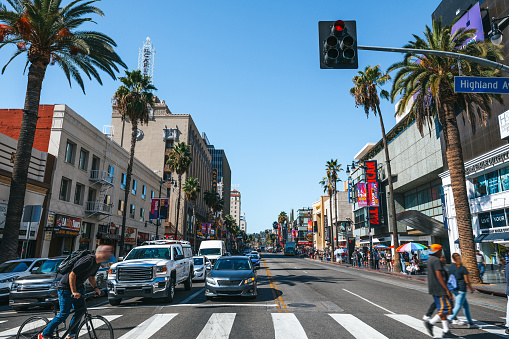 Hollywood Boulevard - Hollywood in Los Angeles - USA