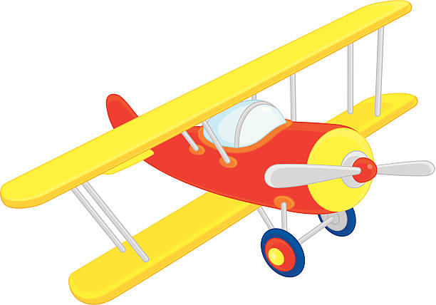 ilustraciones, imágenes clip art, dibujos animados e iconos de stock de avión - avión ultraligero