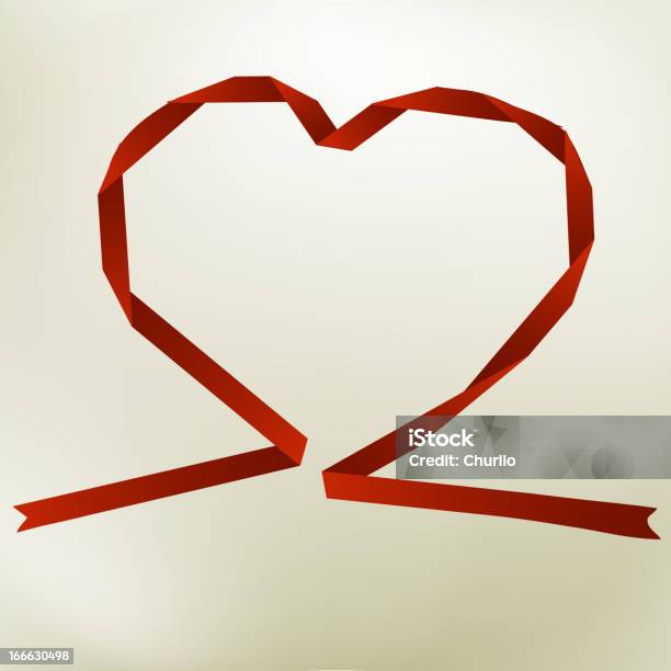 Ilustración de Papel Origami Corazón Del Elegante Fondo Eps8 y más Vectores Libres de Derechos de Abstracto - Abstracto, Amor - Sentimiento, Dar vueltas