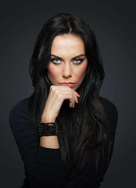 Attractive woman looking at camera