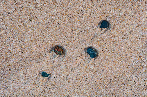 Sand heart on Gozo (Maltese's Island)