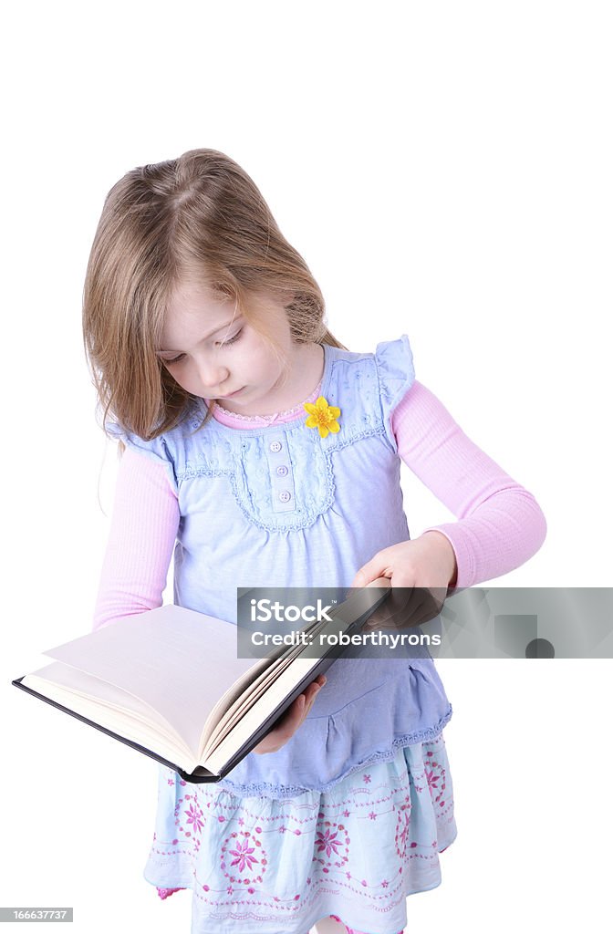 Kleines Mädchen lesen - Lizenzfrei Bildung Stock-Foto
