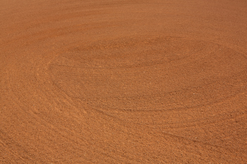 Patterns of the Infield Dirt for Sports Background