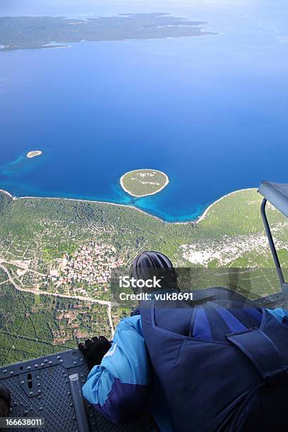 Ripresa In Skydiving - Fotografie stock e altre immagini di Skydiving - Skydiving, Isola, A mezz'aria