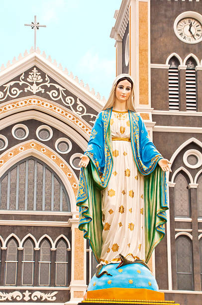 istock Virgin mary statue in thailand 166639501