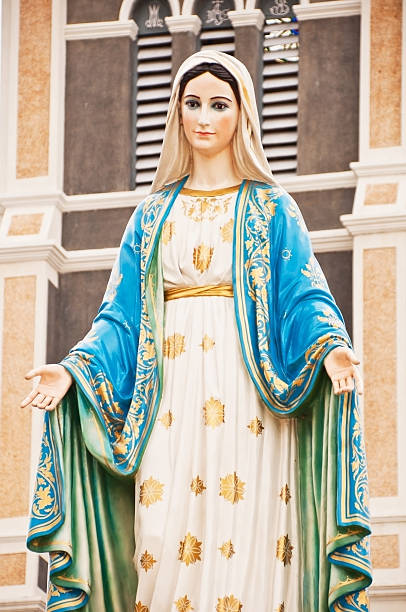 istock Virgin mary statue in thailand 166639503