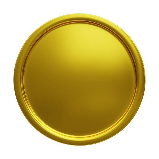 istock Gold Coin 3D Illustration Isolated in White Background 1666523327