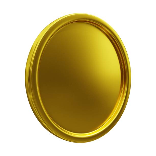 istock Gold Coin 3D Illustration Isolated in White Background 1666523329