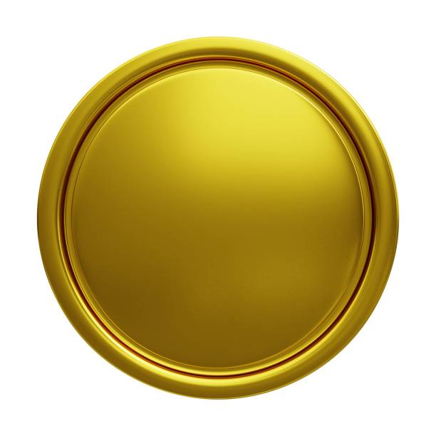 istock Gold Coin 3D Illustration Isolated in White Background 1666523908